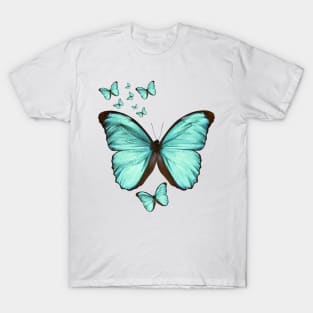 Teal Butterfly T-Shirt